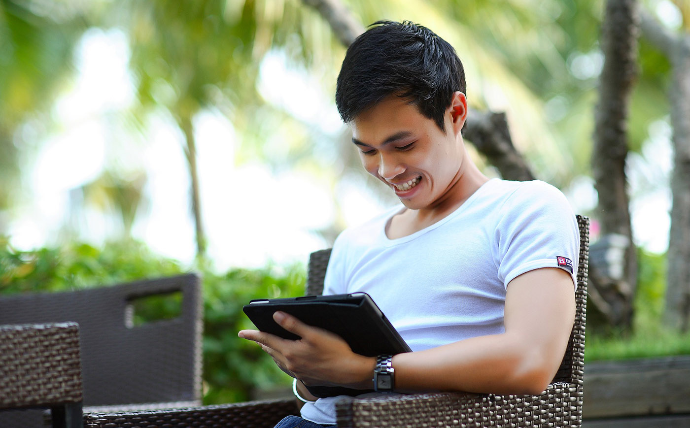 photo of a person receiving telehealth Counseling services
