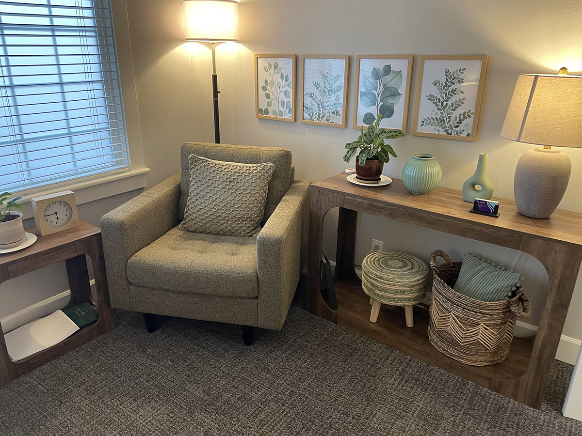 photo of the inside of Northlight mental health counseling office