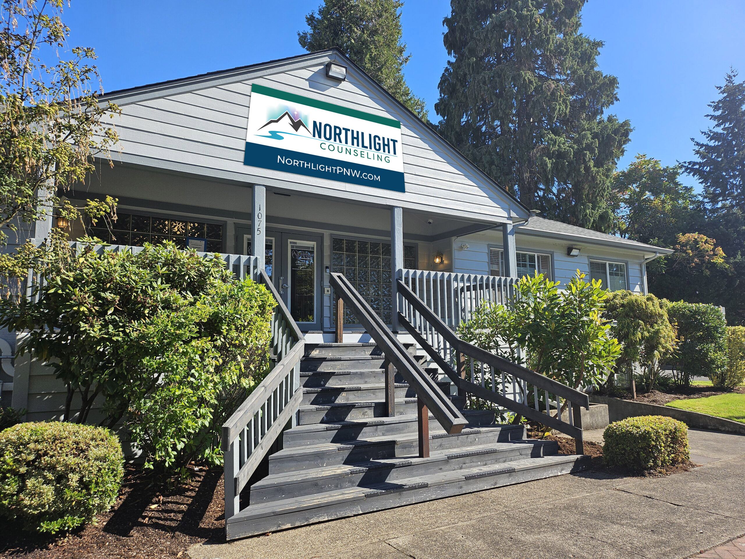 photo of the outside of Northlight mental health counseling building